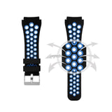 OOTDTY Silicone Watchband Strap For Samsung Gear S3 Frontier SM-R760/R770 Smart Watch Z07 Drop ship