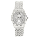 3 Sub-Dials Business Rhinestone Fashion Quartz Men Watch Round