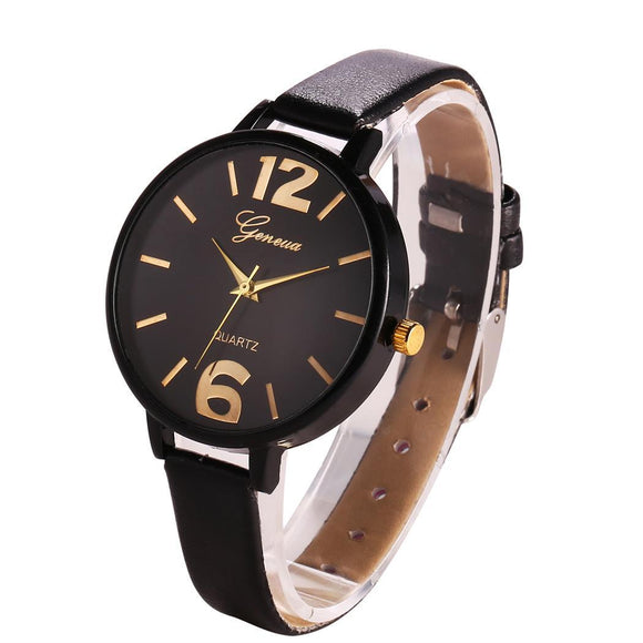 Design Quartz Artificial Women Band Simple Leather Watch Fashion Wrist