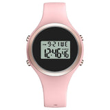 Black Watch 5mm Watch Simple Pink Silicone 38mm 15 Smart 5mm Straps Fashion 230mm 53 5g Student Electronic Children's 12